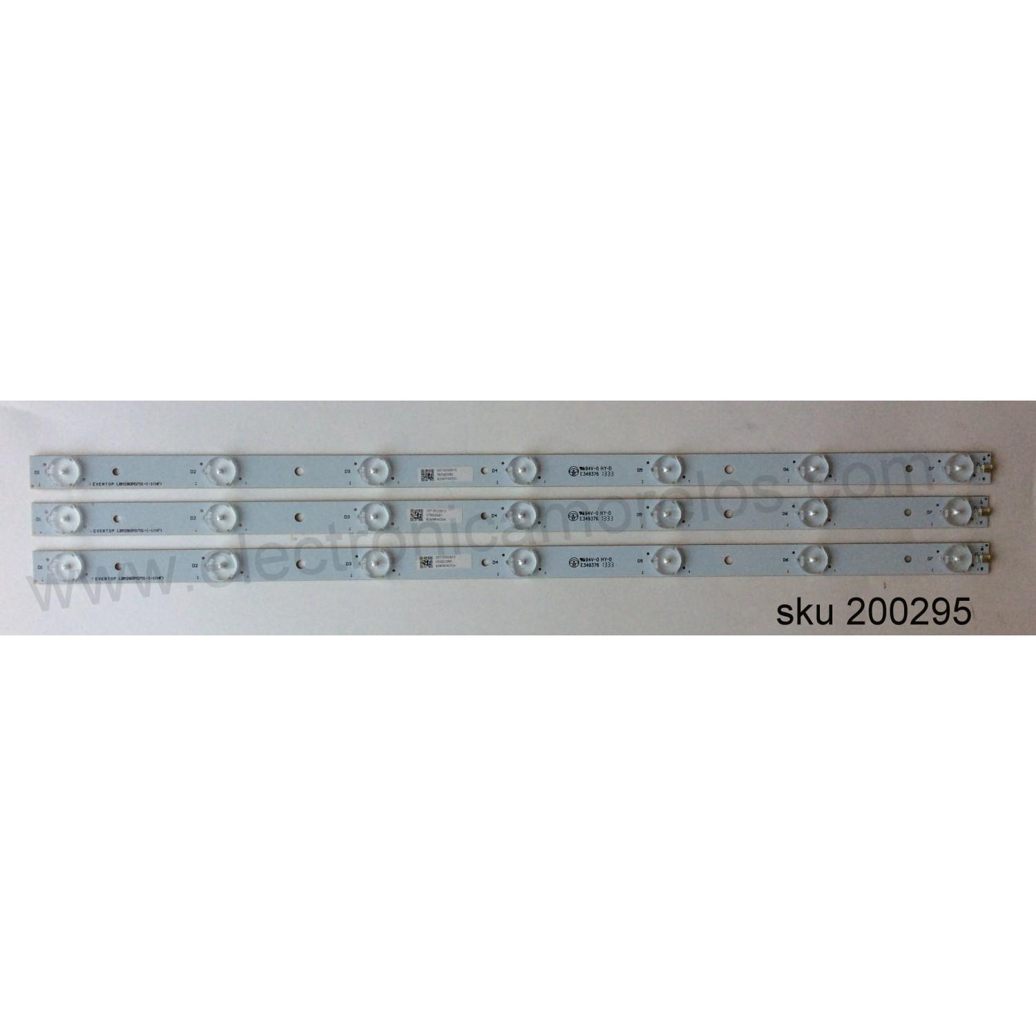 KIT DE LED PARA TV / TPV TPT27585-A014 REV.S11A / LBM280P0701-I-1 / 007-0030910/ MODELO E280I-A1 LTT3PRAQ